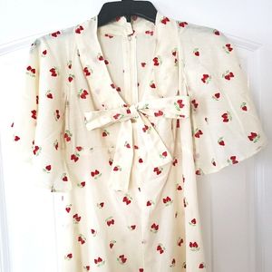 Vintage Strawberry Dress